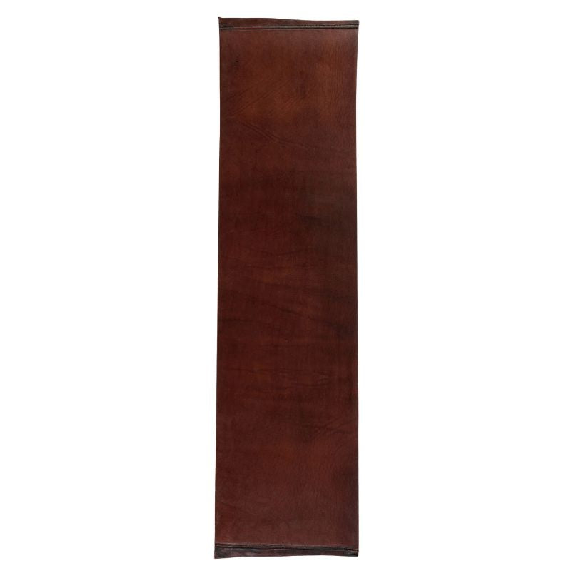 stretched leather butt della harness chocolate