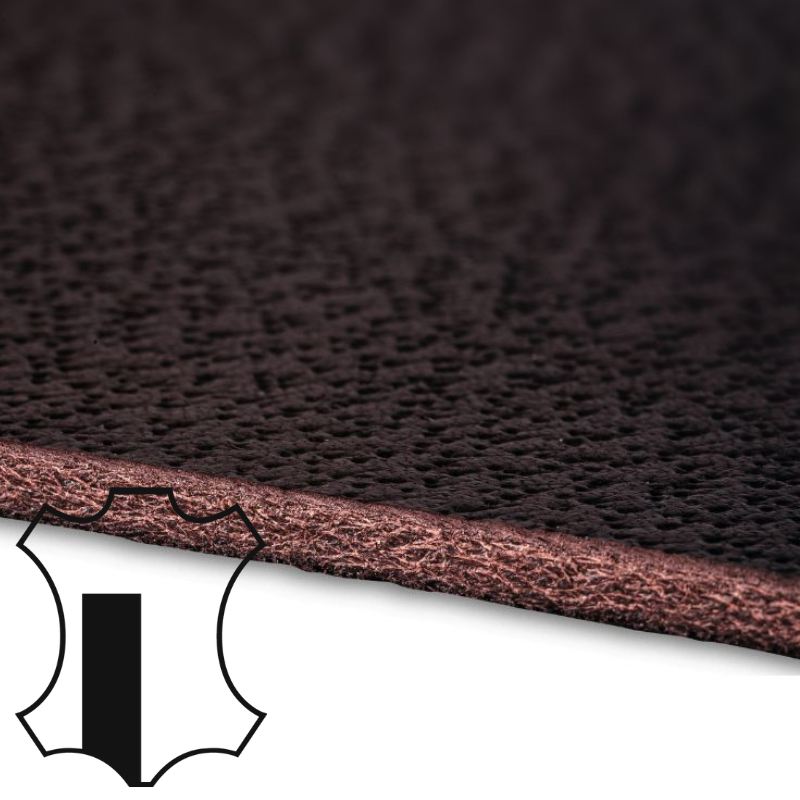 leather quarter grained gavarnie equestrian edge chocolate