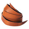 lanière de cuir demi dosset 220x4cm aniline niagara harnachement roulée cognac