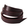 lanière de cuir demi dosset 220x4cm aniline niagara harnachement roulée victoria