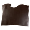 butt dyed split leather Detian leather goods chocolate