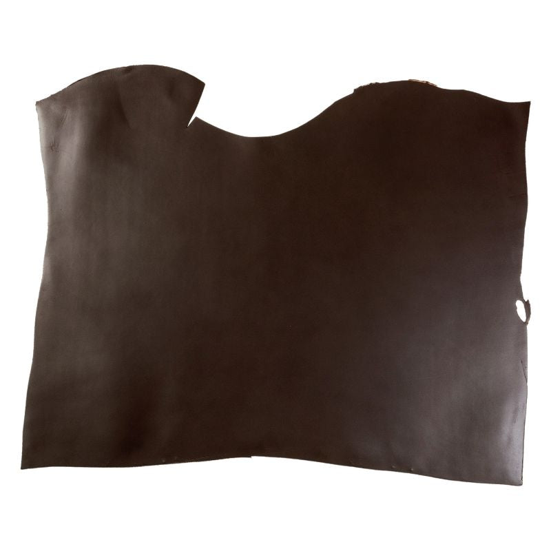 croupon croûte teinte chocolat detian maroquinerie 