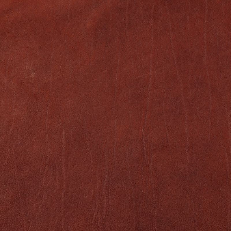 soft half hide Hukou leather goods chocolate grain zoom
