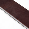 stretched leather strap della equestrian chocolate slice