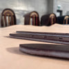 lot de 10 contre-sanglons della etire chocolat equestre tranche 