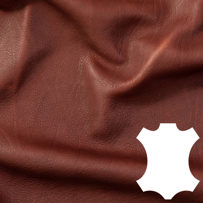 hide soft aniline hukou equestrian chocolate grain