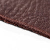 Quarter of hide Angel leather goods zoom grain chocolate