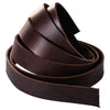 half-back strap 220x3cm aniline niagara harnessing rolled chocolate
