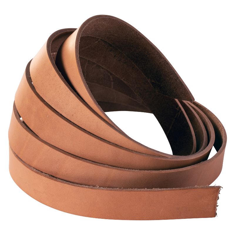 leather strap half-back 220x3cm natural niagara rolled harnessing