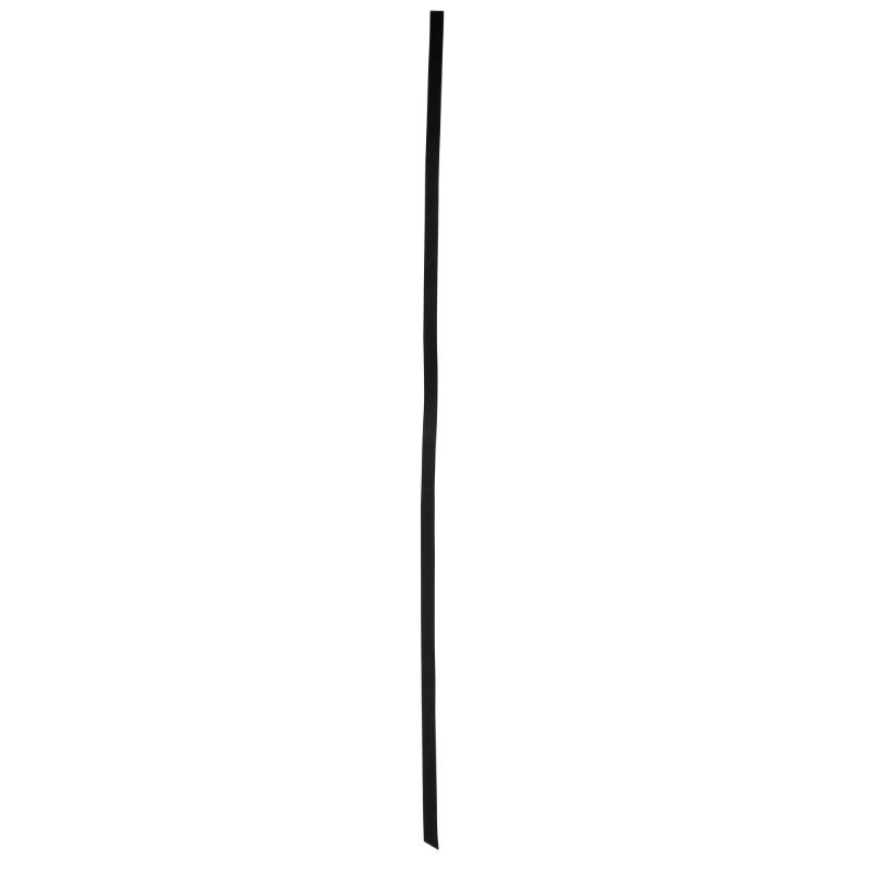    lanière de cuir demi dosset 220x4cm aniline niagara harnachement noir