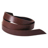    lanière de cuir demi dosset 220x4cm aniline niagara harnachement roulée havane