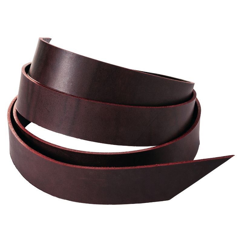    lanière de cuir demi dosset 220x4cm aniline niagara harnachement roulée victoria