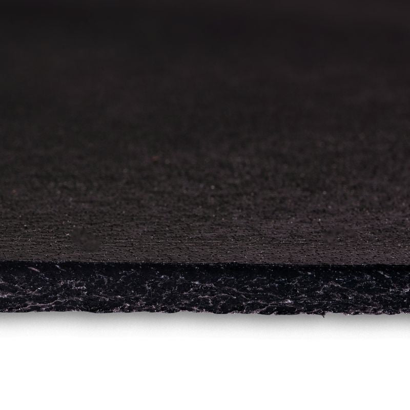 lanière de demi dosset 220x3cm teinté niagara maroquinerie tranche noir