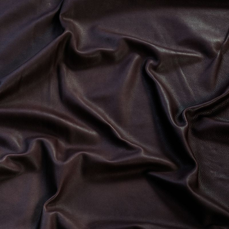 full hide aniline angel equestrian chocolate grain