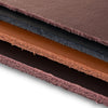 quarter of shoulder dyed pykara leather goods thickness